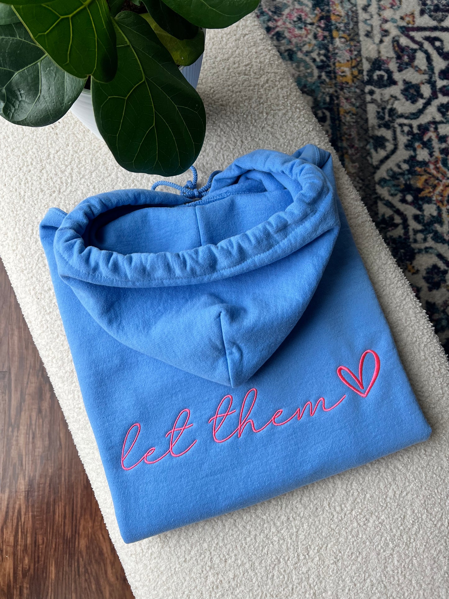 Let Them | Adult Hoodie or Crewneck Embroidered Sweatshirt