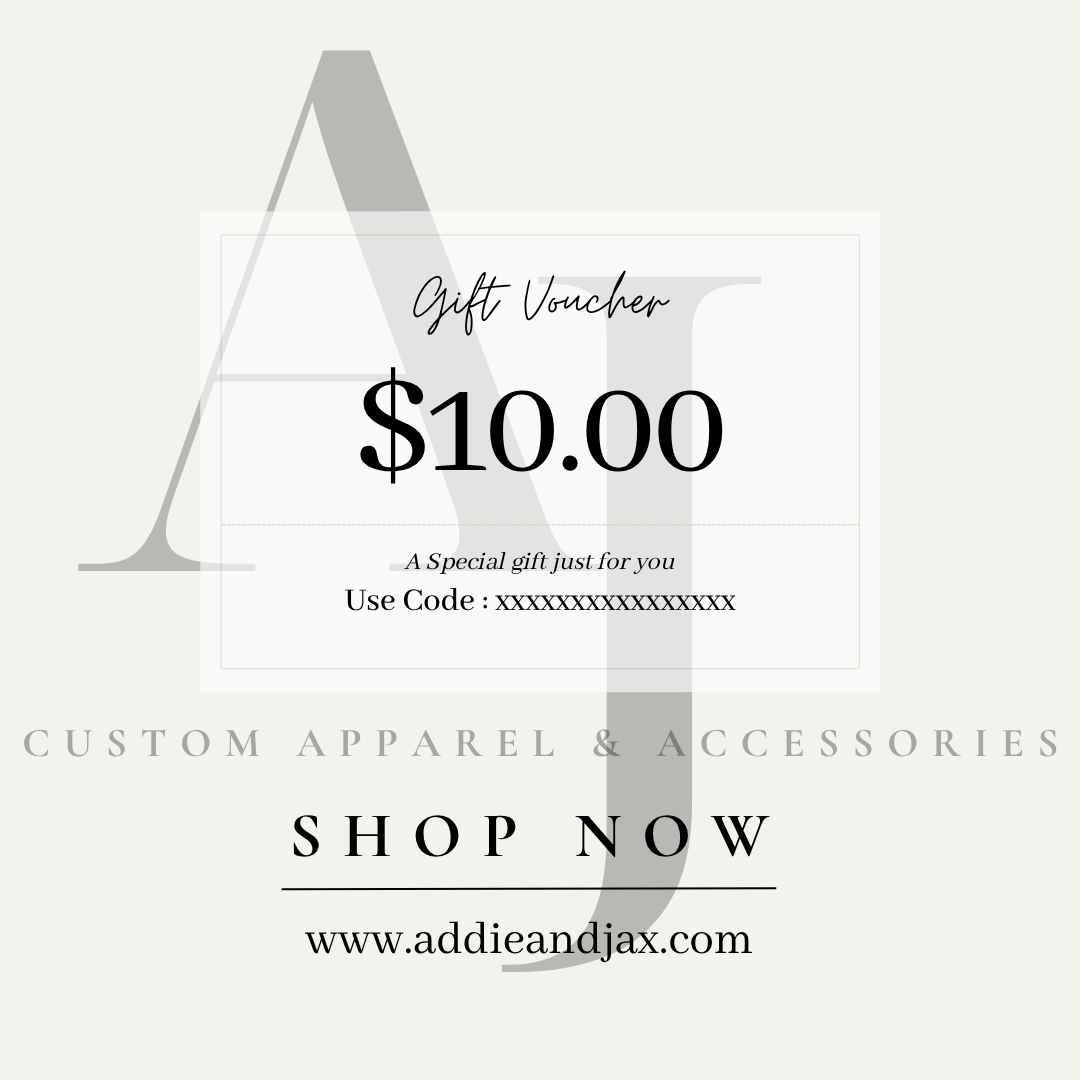 Addie & Jax Digital Gift Certificate