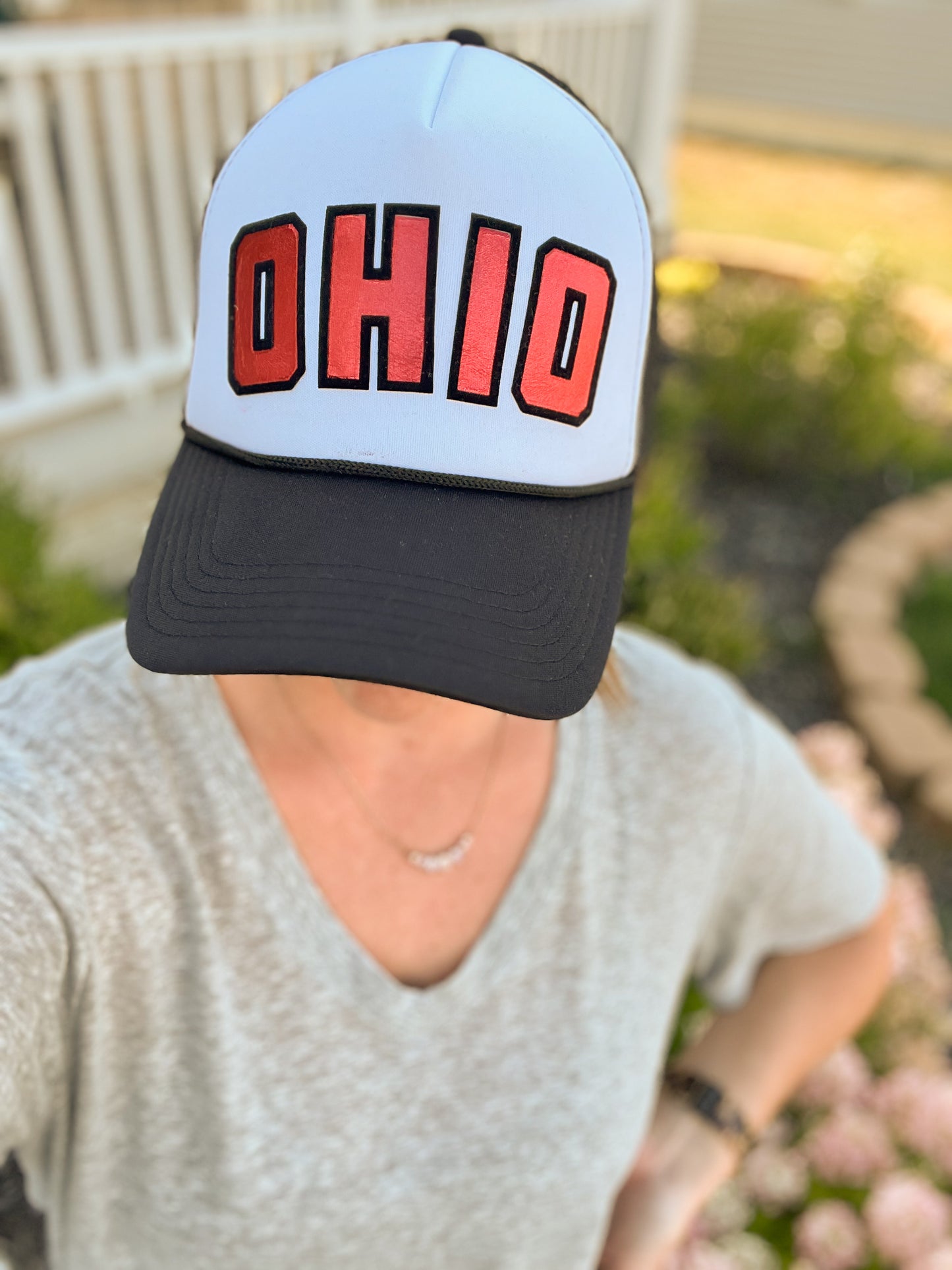 Metallic Ohio - Adult Trucker Hat