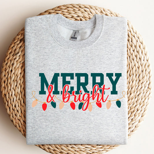 Merry & Bright - Youth & Adult Unisex Sweatshirt