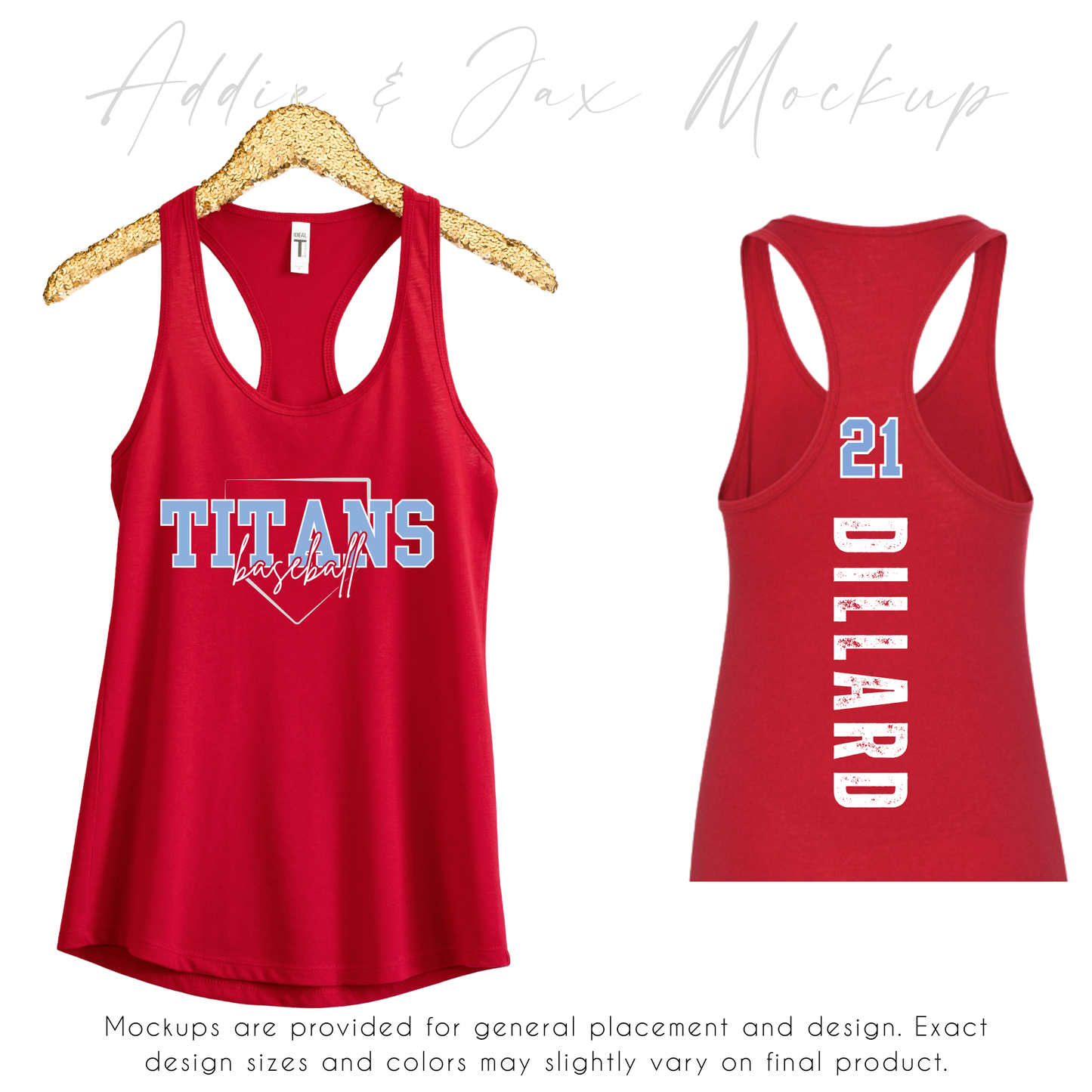 Titans Baseball - Tank Top