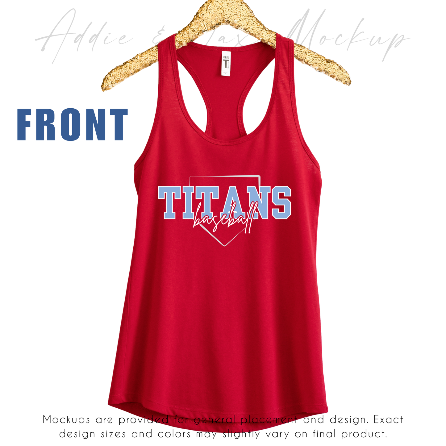 Titans Baseball - Tank Top