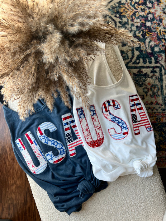 PRE-ORDER ONLY: USA | Women's Racer Back Tank