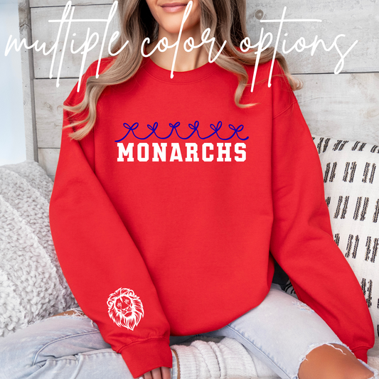 Coquette Monarchs Sweatshirt -Youth & Adult