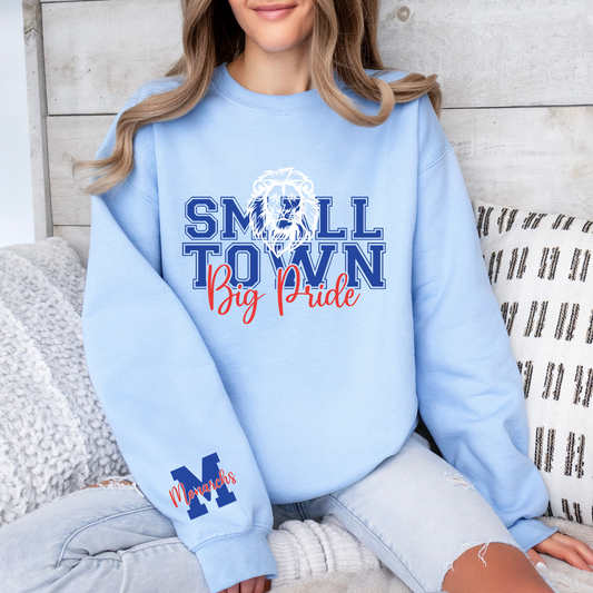 Small Town Big Pride Monarchs Sweatshirt - Adult