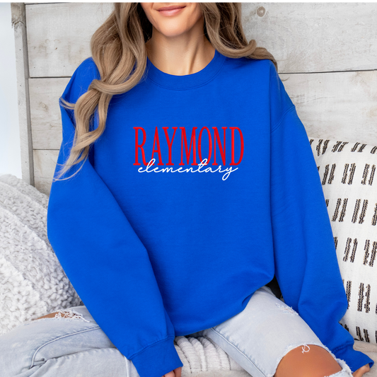 Embroidered Raymond Elementary Crew