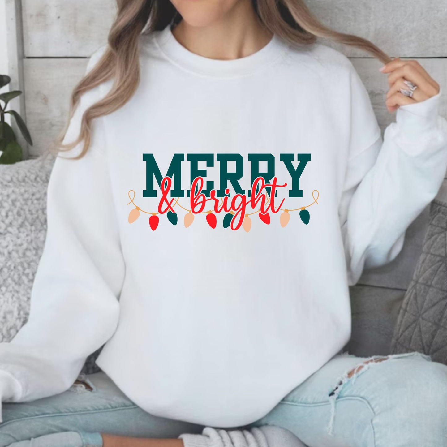 Merry & Bright - Youth & Adult Unisex Sweatshirt