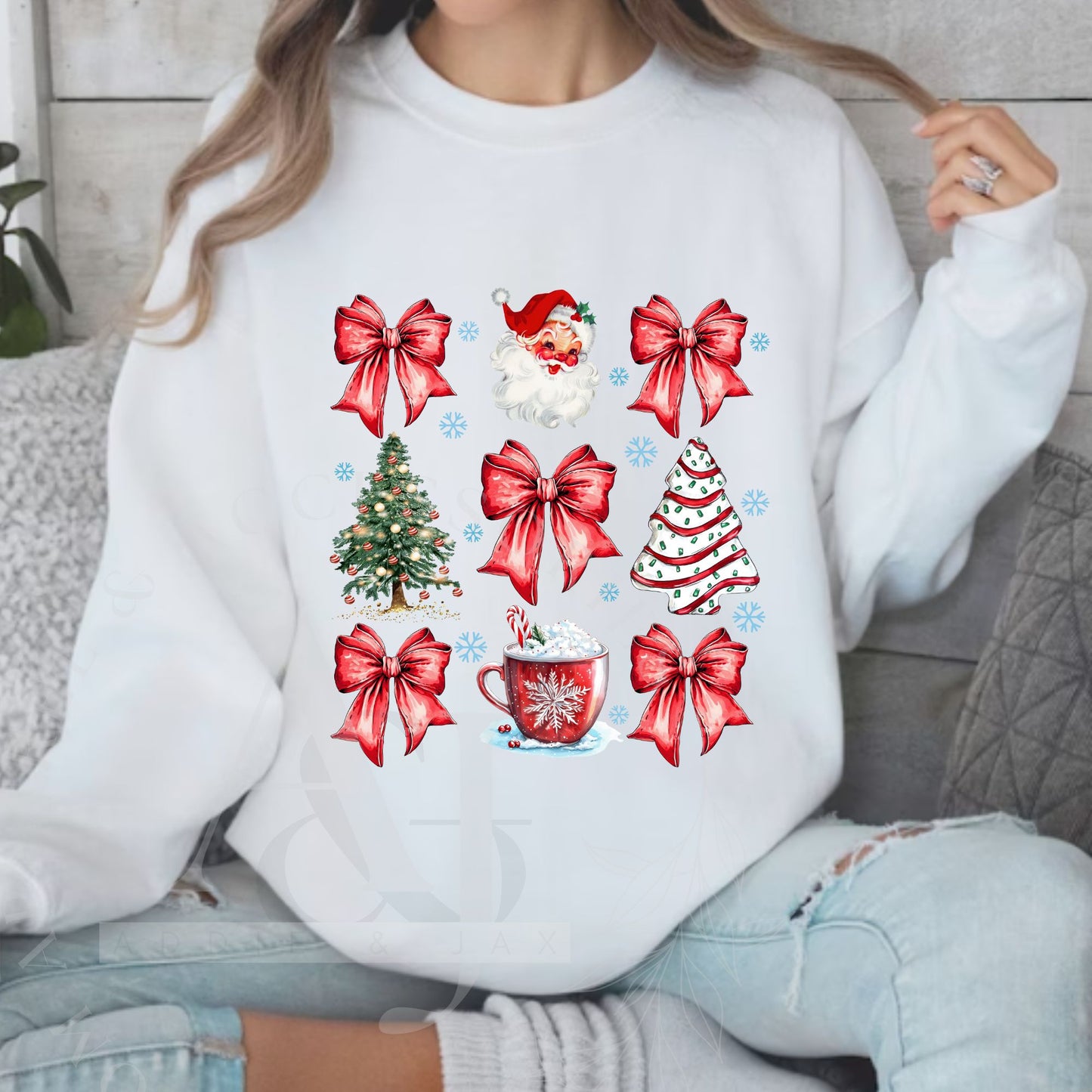 Christmas Coquette - Youth & Adult Unisex Sweatshirt