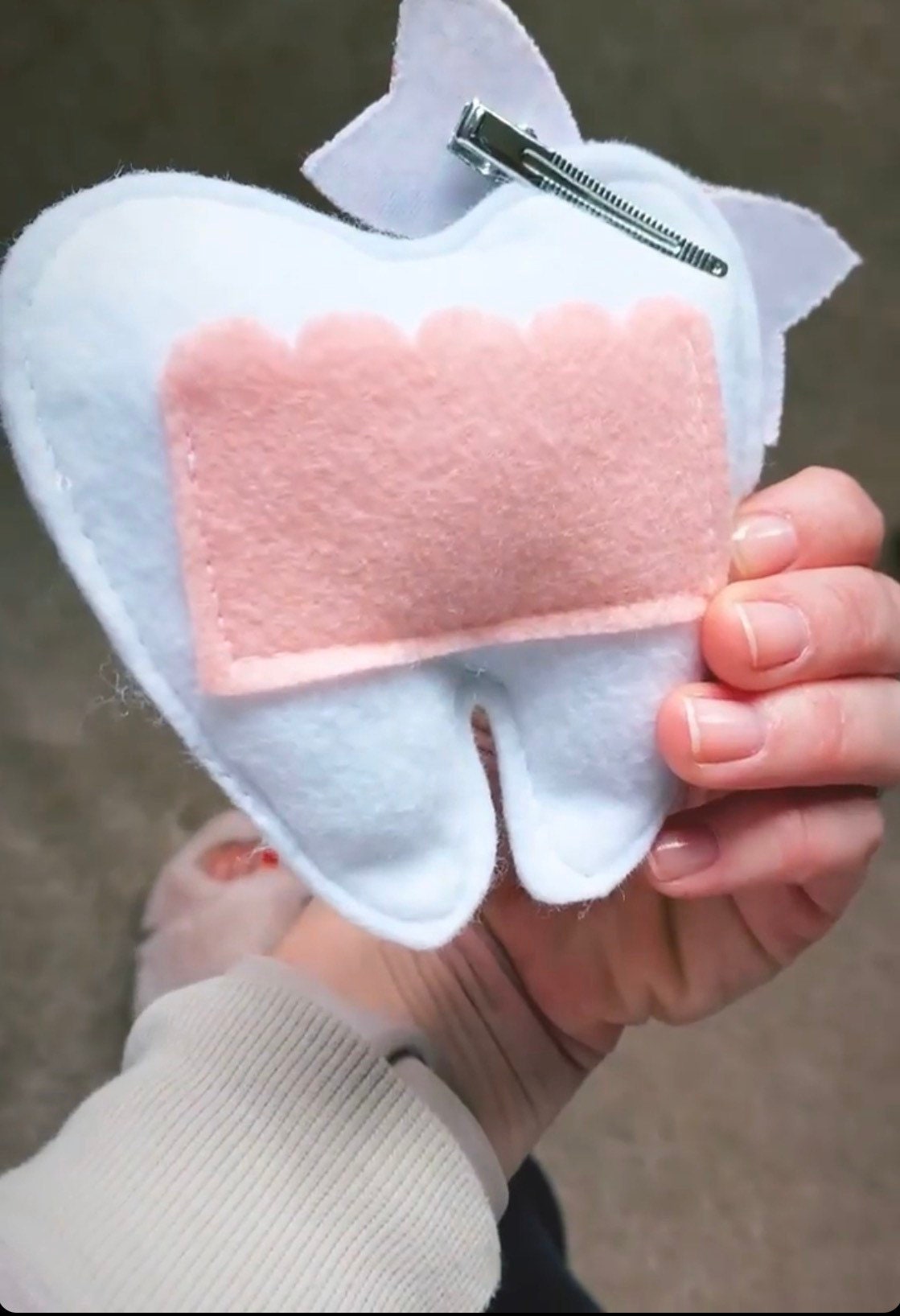 Girl Tooth Fairy Pillow